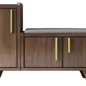 Wooden Shoe Storage Bench